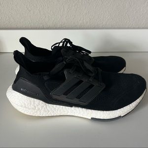Black Adidas Ultraboost 21 women’s 10 Very Gently Worn!